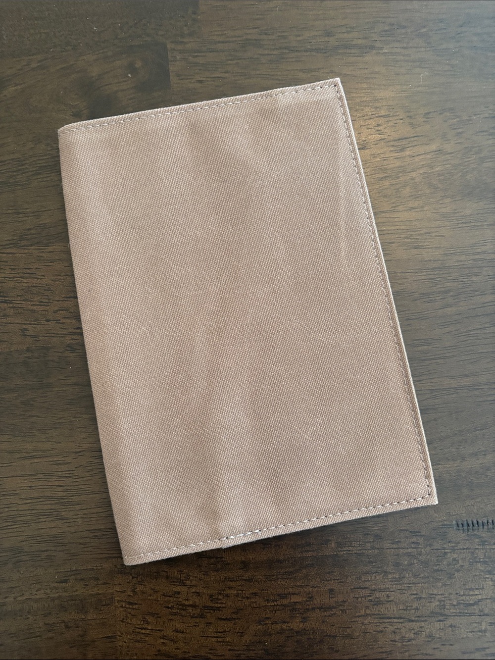 ateliers PENELOPE B6 Canvas Book Planner Cover Like New Taupe Brown